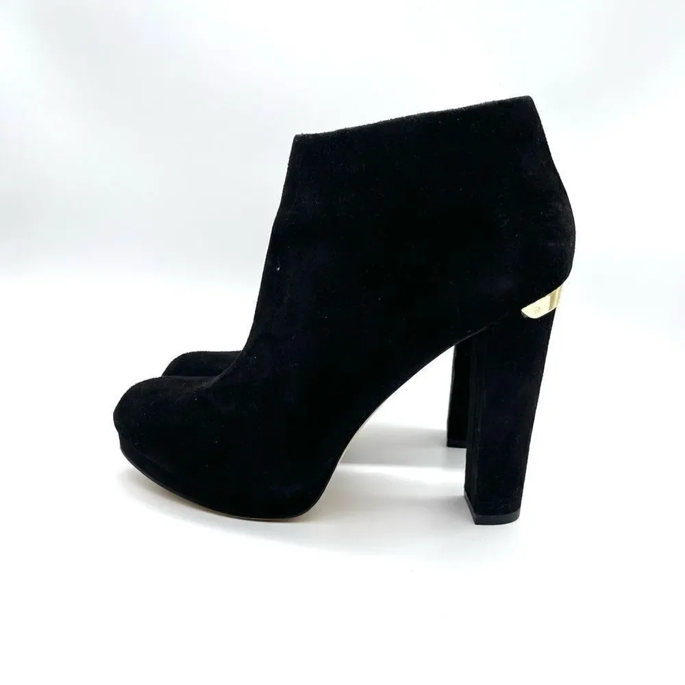 Michael Michael Kors Haven Bootie Leather Suede size 7.5